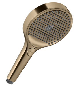 Rankinė dušo galva AXOR ShowerSolutions 130 3jet, šlifuotos bronzos spalvos (Brushed Bronze)