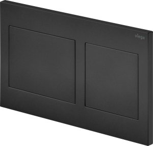 WC mygtukas Viega Prevista Style 21, matinis juodas plastikas
