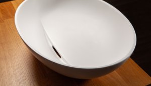 Praustuvas PERLA 510x355, H142, akmens masės baltas
