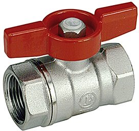 Žalvarinis chromuotas (matinis) GIACOMINI R251D rutulinis ventilis Dn3/4"