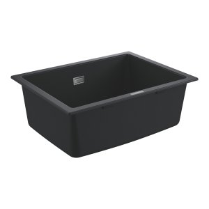 Plautuvė GROHE K700U 70C 610x460 universali, granito juoda spalva