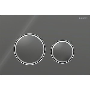 Vandens nuleidimo mygtukas Geberit Sigma50 Round, lava/chromas