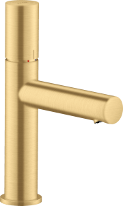 Praustuvo maišytuvas AXOR Uno 110 su dugno vožtuvu, šlifuoto aukso spalvos (Brushed Gold Optic)