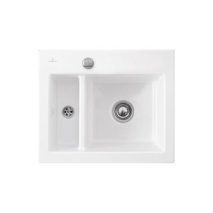 Plautuvė VILLEROY&BOCH Subway 60XM montuojama iš viršaus, baltos spalvos