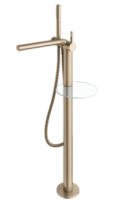 Vonios maišytuvas Edition400, montuojamas iš grindų, spalva - šlifuota bronza (brushed bronze)