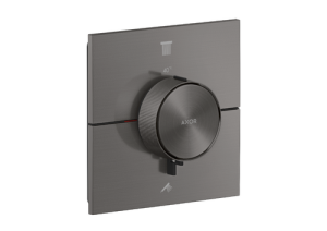 Dekoratyvinė dalis AXOR ShowerSelect ID potinkiniam termostatiniam maišytuvui , 2 funkcijų, šlifuoto juodo chromo spalvos (Brushed Black Chrome)