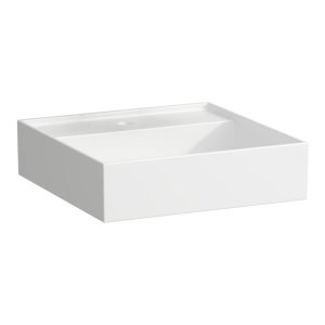 Praustuvas Laufen KARTELL 460x460x120 mm, be angos maišytuvui, be perlajos, spalva - balta LCC (LAUFEN Clean Coat)