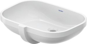Praustuvas DURAVIT D-code 56x40 montuojamas iš apačios