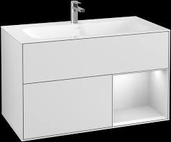 Spintelė apatinė VILLEROY&BOCH Finion 996x591x498mm, LED apšvietimas, baltos spalvos