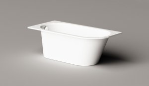 Vonia VARIO M 1580x750, kampas B, sifonas plastikas