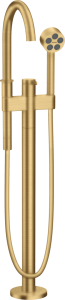 Vonios maišytuvas iš grindų AXOR One, šlifuoto aukso spalvos (Brushed Gold Optic)