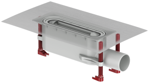 Dušo latako Aco ShowerDrain S+ trapas H70-160 mm DN50