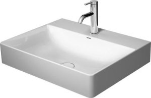 Praustuvas Duravit Durasquare 60 cm su ker. Dugno vožtuvu