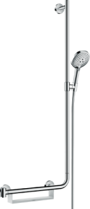 Dušo komplektas HANSGROHE Raindance Select S 120, 3 srovių, su 110 cm dušo stovu, dešininis, spalva - chromo (chrome)