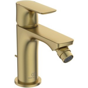 Bidė maišytuvas Ideal Standard Connect Air, su dugno vožtuvu, šlifuotas auksas (brushed gold)