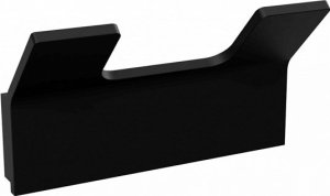 Kabliukas dvigubas Bemeta Nero 83x46x33 mm.