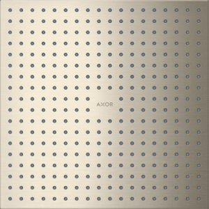 Dušo galva AXOR ShowerSolutions 300/300 2jet, įleidžiama, šlifuoto nikelio spalvos (Brushed Nickel)