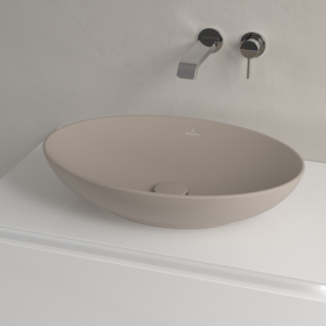 Praustuvas VILLEROY&BOCH Loop&Friends 560x380mm montuojamas ant stalviršio, migdolo spalva (almond), Ceramic Plus danga