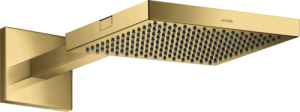 Dušo galva su laikikliu iš sienos AXOR ShowerSolutions 240/240 1jet, poliruoto blizgaus aukso spalvos (Polished Gold Optic)