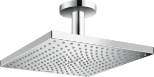 Dušo galva su laikikliu iš lubų HANSGROHE Raindance E 300, 1 srovės, EcoSmart, spalva - chromo (chrome)