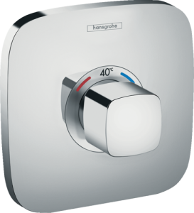Dekoratyvinė dalis potinkiniam termostatiniam dušo maišytuvui HANSGROHE Ecostat E 37l/min, 1 funkcija, spalva - chromo