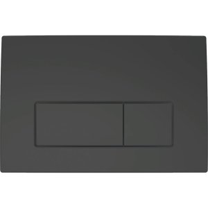 Vandens nuleidimo mygtukas Geberit Delta50 Square, juodas matinis/juodas matinis