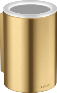 Dantų šepetėlių laikiklis AXOR Universal Circular, šlifuoto aukso spalva (Brushed Gold Optic)