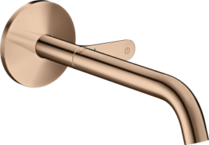 Praustuvo maišytuvas AXOR One Select 220 mm, iš sienos, poliruoto raudono aukso spalvos (Polished Red Gold)