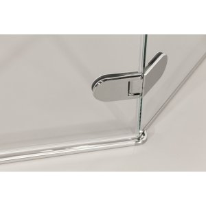 Dušo kabina Brasta Glass NIDA 783-788x783-788x2000 pilkas stiklas