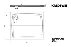 Dušo padėklas Superplan 399-1 120x120