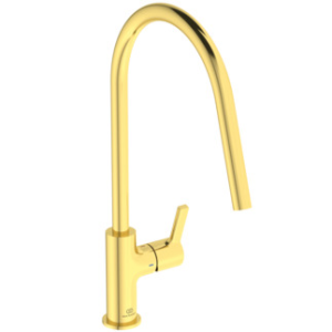 Maišytuvas plautuvei Ideal Standard Gusto Round, spalva- Brushed Gold