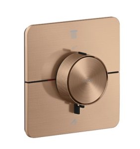 Dekoratyvinė dalis AXOR ShowerSelect ID potinkiniam termostatiniam maišytuvui, 2 funkcijų, šlifuoto raudono aukso spalvos (Brushed Red Gold)