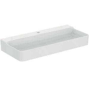 Praustuvas Ideal Standard Conca, matmenys:1000x450x125mm, su skyle maišytuvui, be persipylimo