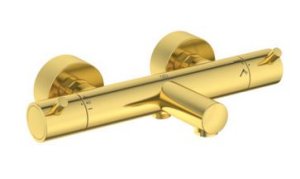Maišytuvas voniai/dušui Ideal Standard Ceratherm T125, termostatinis, spalva - Brushed Gold