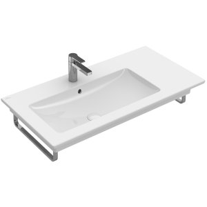 Praustuvas VILLEROY&BOCH Venticello 1000x500mm, skylė maišytuvui, dubuo kairėje