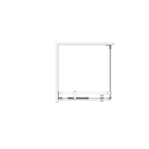 Dušo kabina Brasta Glass NORA PLIUS 979-984x979-984x2000 pilkas stiklas