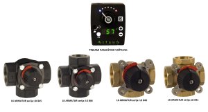 Pavara LK ARMATUR (SmartComfort LK 120); 1~230V; 5Nm; Belaidis; Valdoma pagal paduodamą ir kambario t