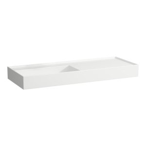 Praustuvas Laufen KARTELL 1200x460x120 mm, su plačiu kraštu dešinėje, be perlajos, be angos maišytuvui