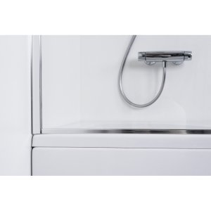 Vonios sienelė Brasta Glass MIJA 795-801x1500 matinis stiklas