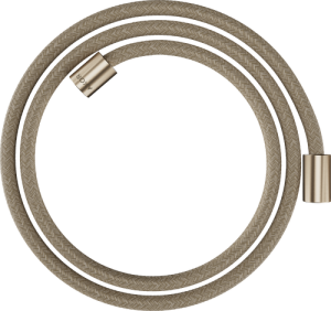 Dušo žarna AXOR ShowerSolutions, tekstilinė, 1,60 m, cilindrinės jungtys, šlifuotos bronzos spalvos (Brushed Bronze)