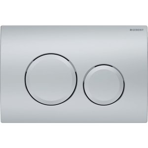 Vandens nuleidimo mygtukas Geberit Delta20 Round, matinis chromas