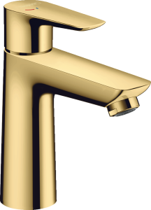 Praustuvo maišytuvas HANSGROHE Talis E 110 CoolStart be dugno vožtuvo, spalva - poliruoto aukso