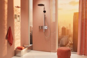 Termostatinė dušo sistema HANSGROHE Raindance Alive S 300, 2 srovių, spalva - chromo (chrome)