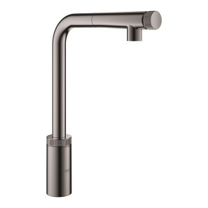 Plautuvės maišytuvas GROHE Minta Smart Control su ištraukiama galva, grafito spalvos (Hard Graphite)