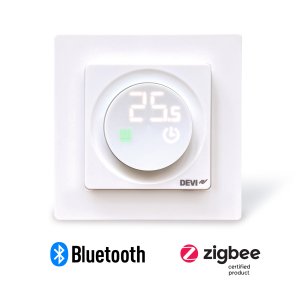 Termostatas DEVIreg su LED jutikliu, kambarys+grindys, 16A