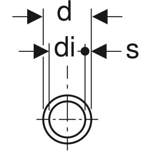 Daugiasluoksnis Geberit sistemos vamzdis ML, Therm, ritiniais: d=25mm, L=50m