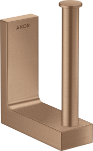 Tualetinio popieriaus laikiklis AXOR Universal Rectangular, šlifuotos raudono aukso spalva (Brushed Red Gold)