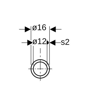 Daugiasluoksnis Geberit sistemos vamzdis ML, Therm, ritiniais: d=16mm, L=250m