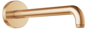 Alkūnė dušo galvai  iš sienos 300mm, brushed bronze