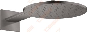 Dušo galva su laikikliu iš sienos AXOR ShowerSolutions 300 2jet, šlifuoto juodo chromo spalvos (Brushed Black Chrome)